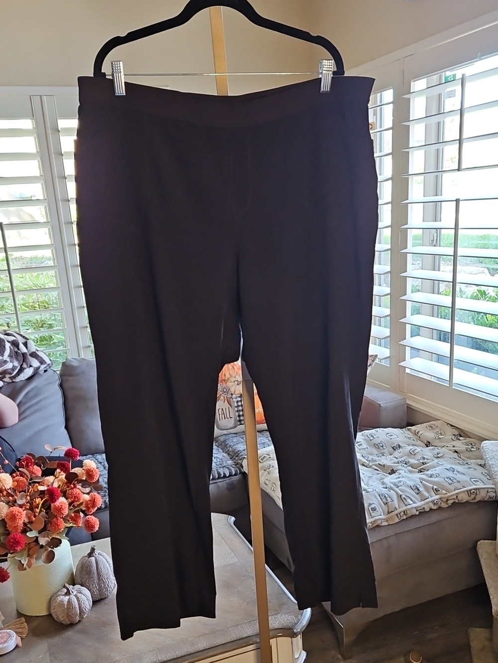Cherokee Infinity Black Women's Scrubs Straight-Leg Pants